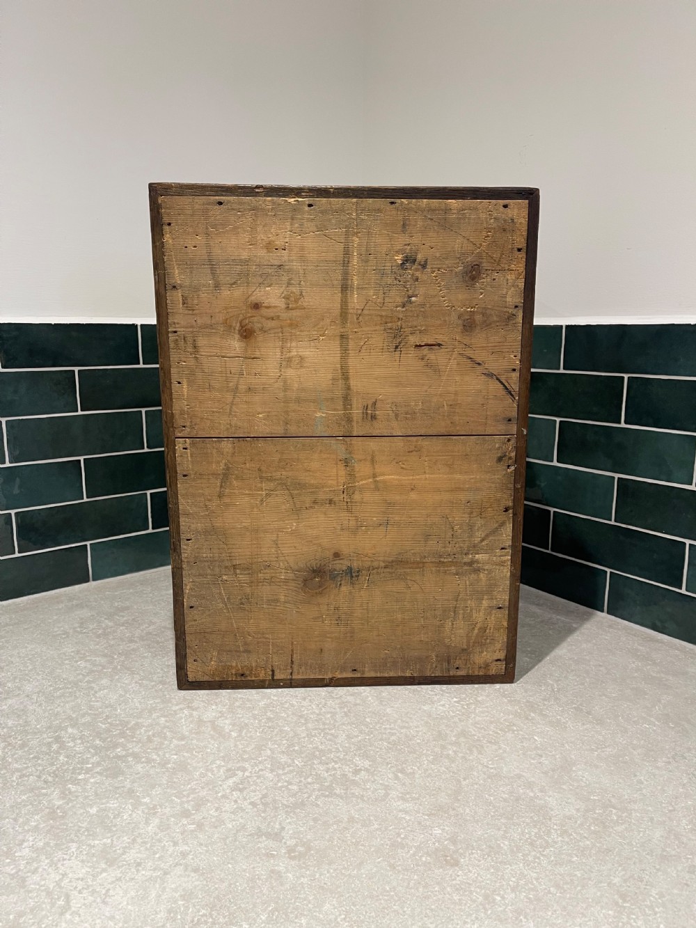 Late Nineteenth Century oak box View VII