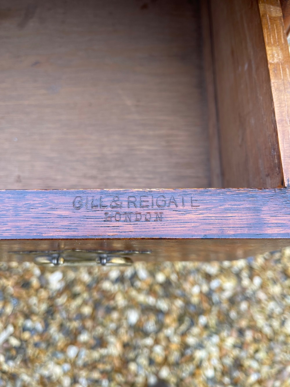 Queen Anne style walnut chest View IV