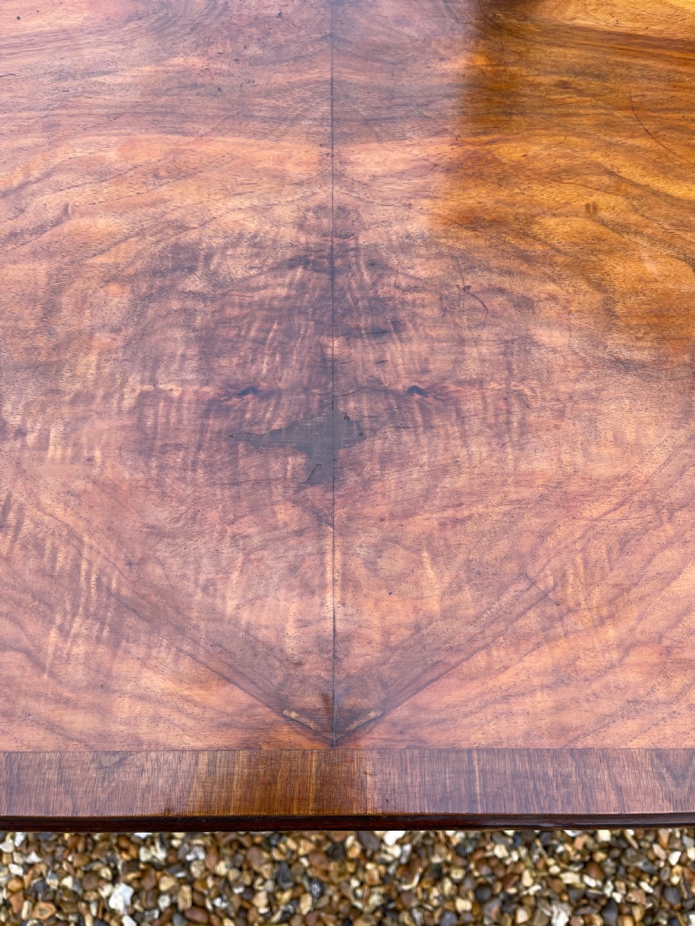 Queen Anne style walnut chest View V