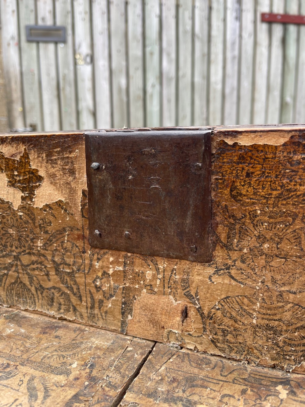 C17 oak chest of drawers  View XIII