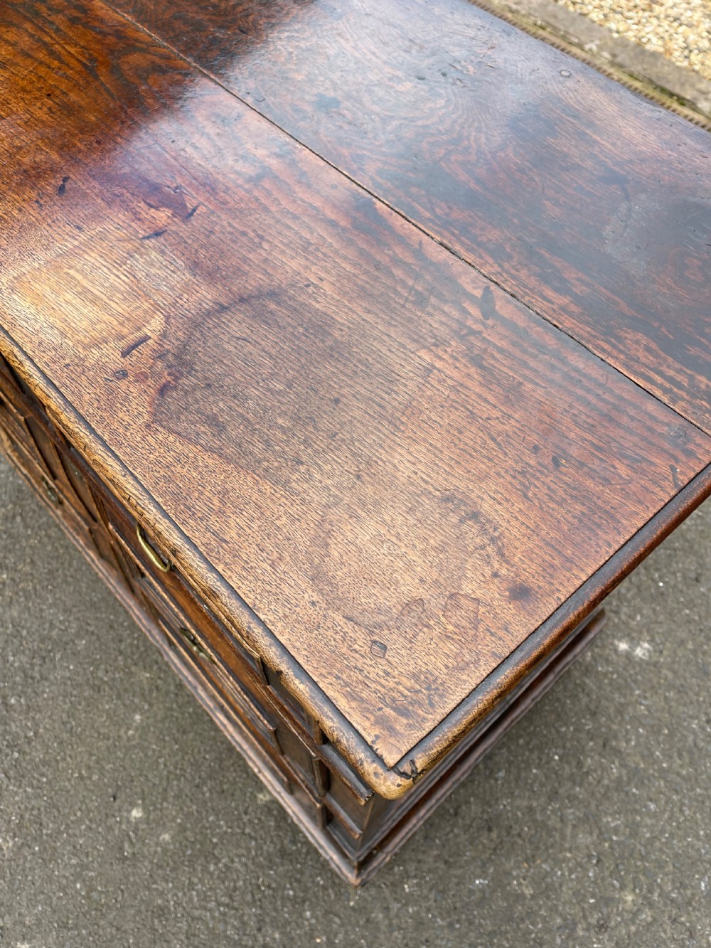 C17 oak chest of drawers  View XV