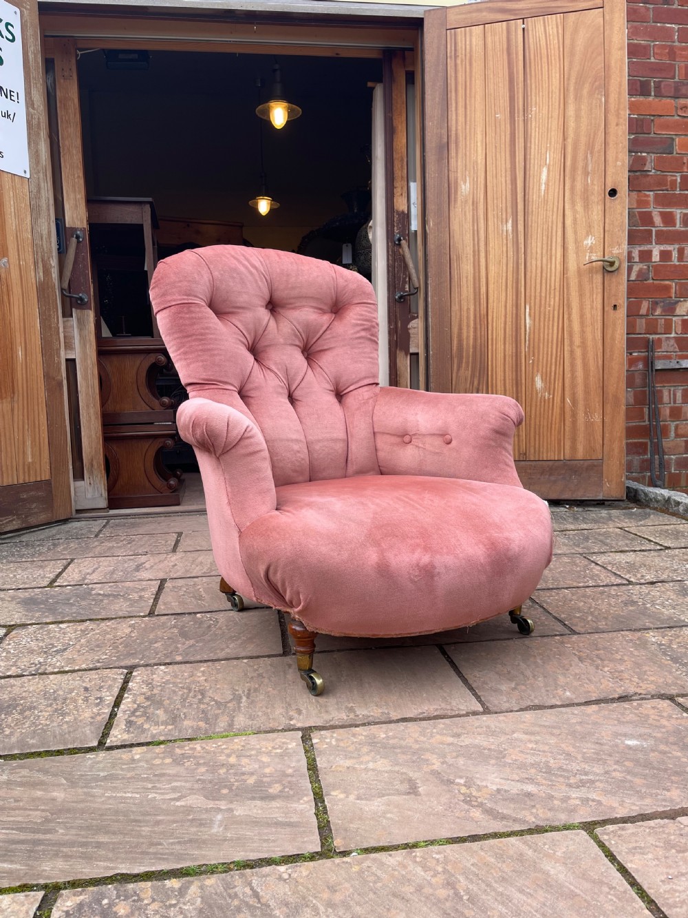 Nineteenth Century Howard and sons armchair 