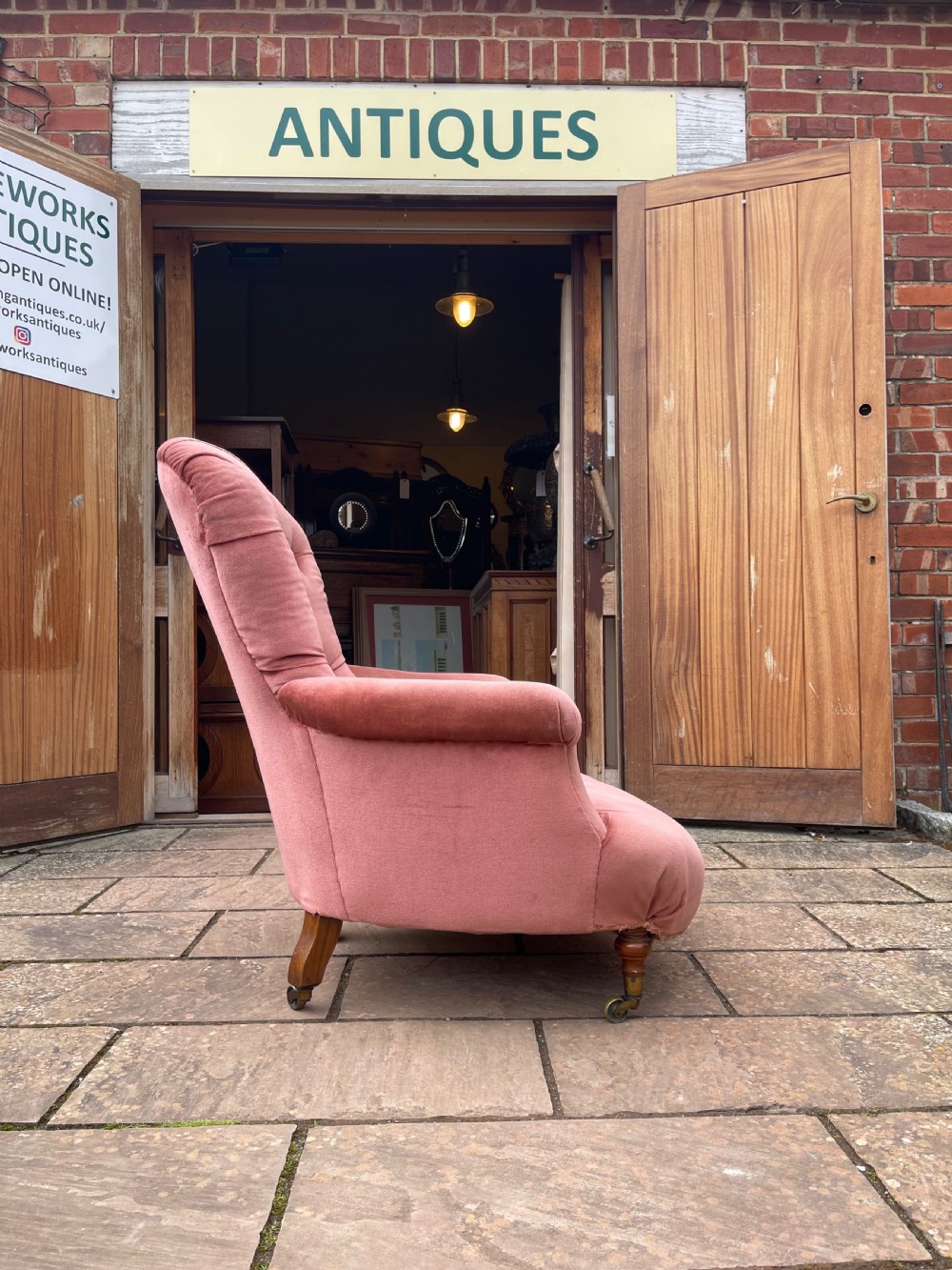 Nineteenth Century Howard and sons armchair  View II