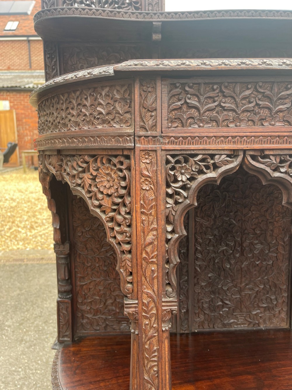 North Indian Padauk side cabinet  View V