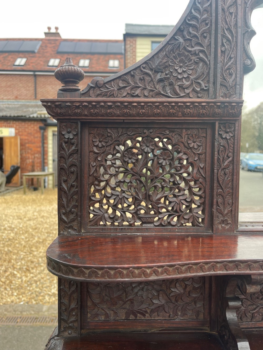 North Indian Padauk side cabinet  View VIII