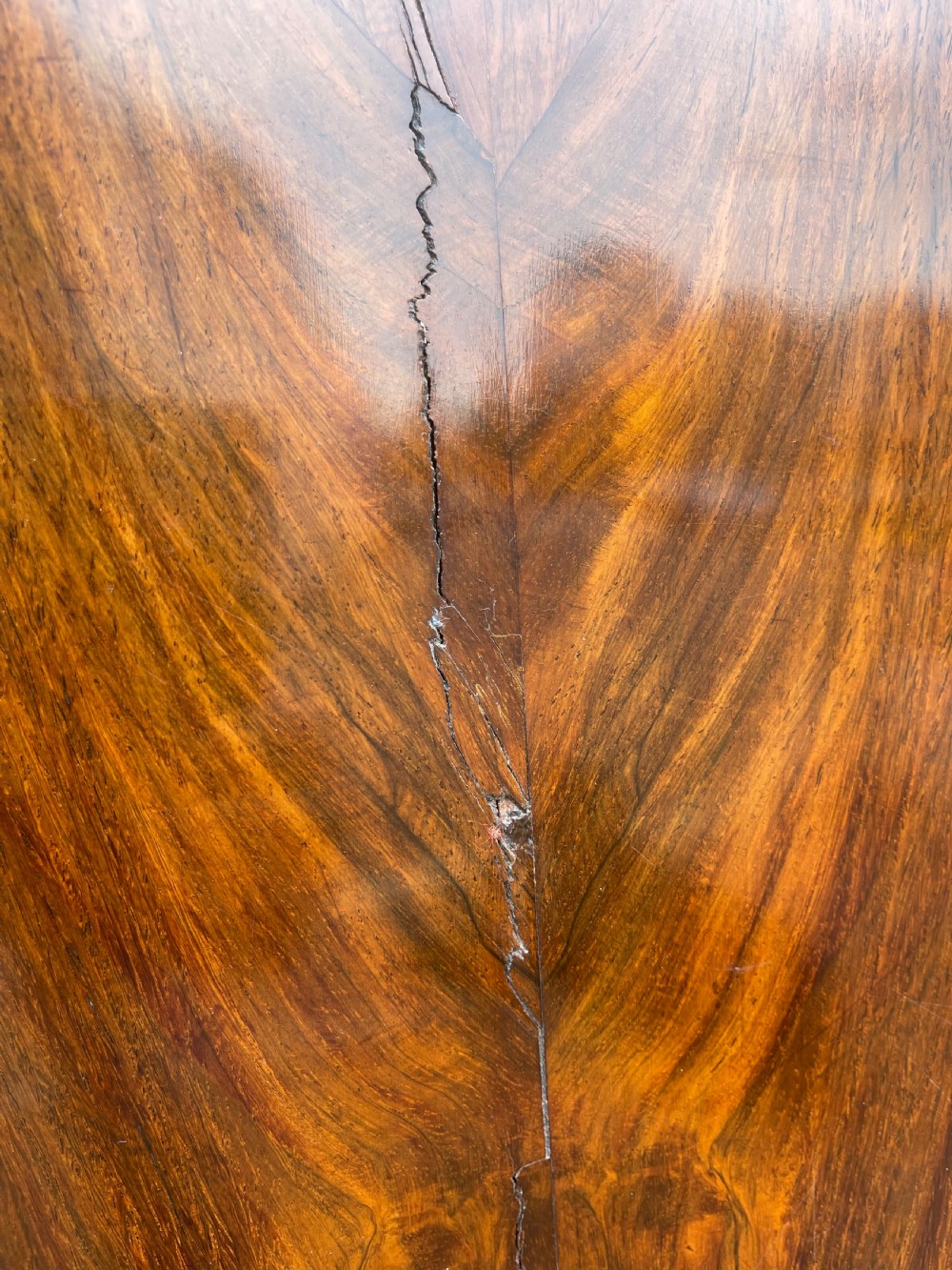 Regency period rosewood pedestal table  View VII