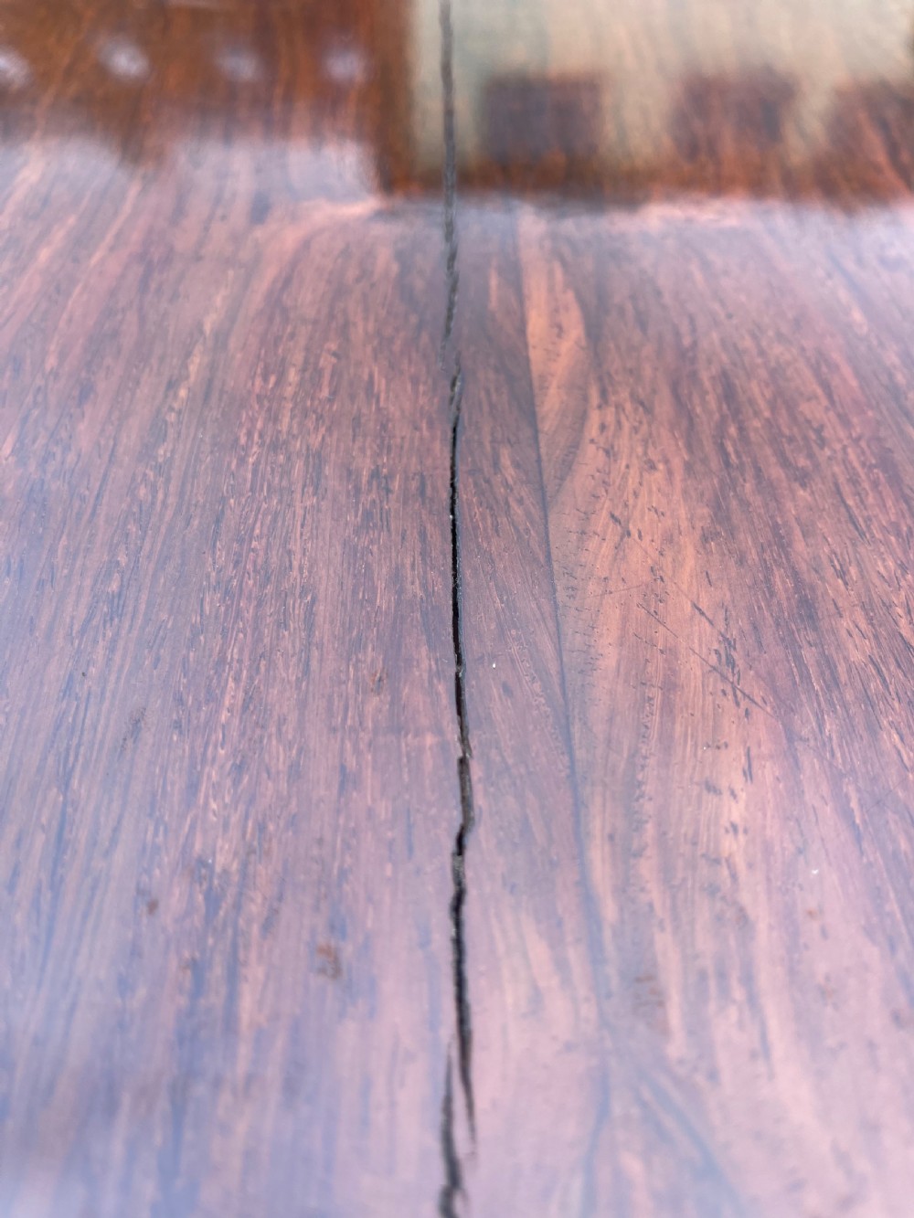 Regency period rosewood pedestal table  View IX
