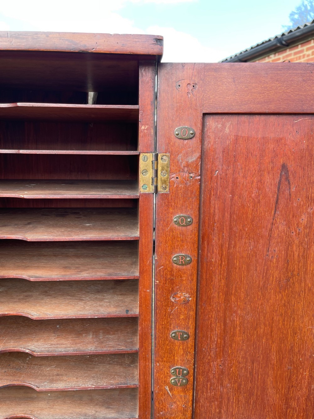 Mahogany cabinet  View V