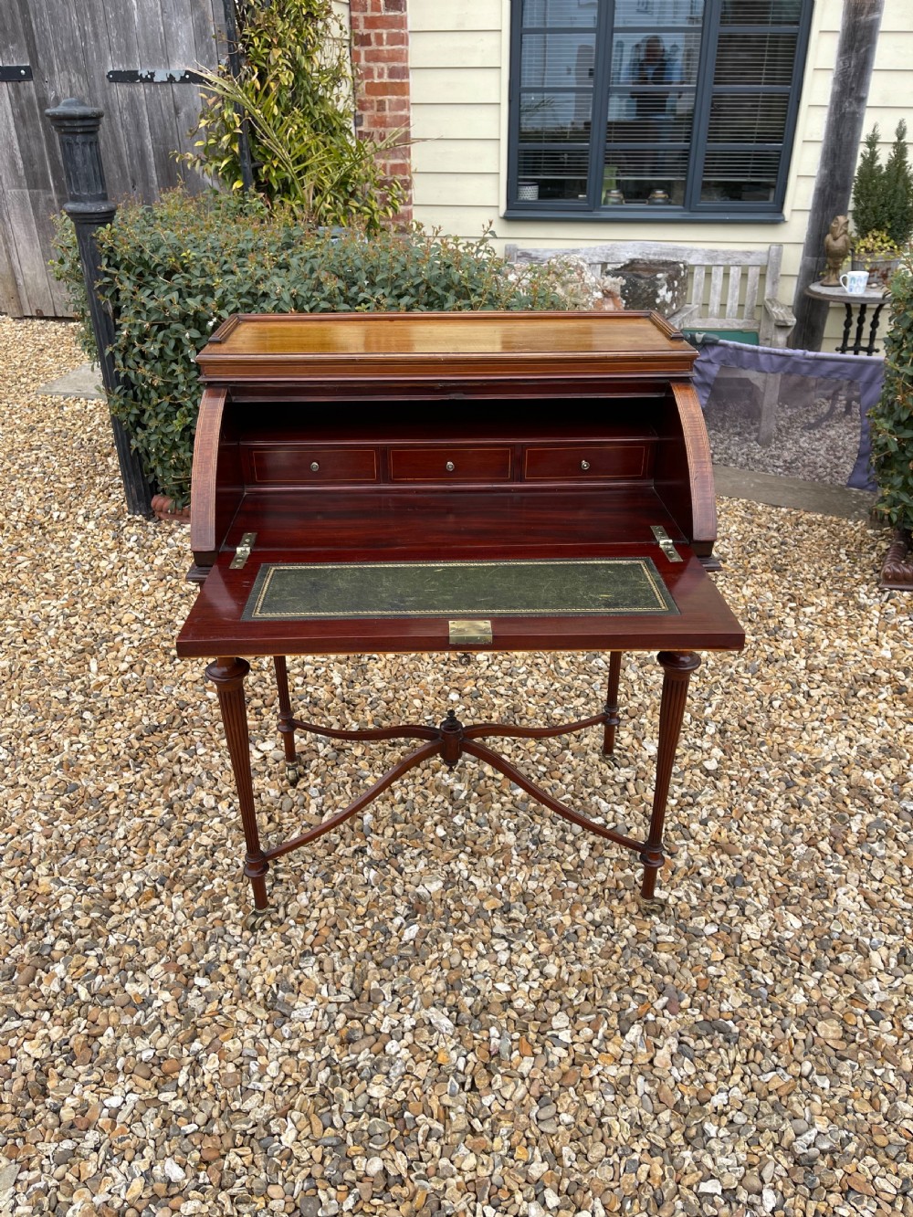 Late Victorian mahogany bureau  View IV