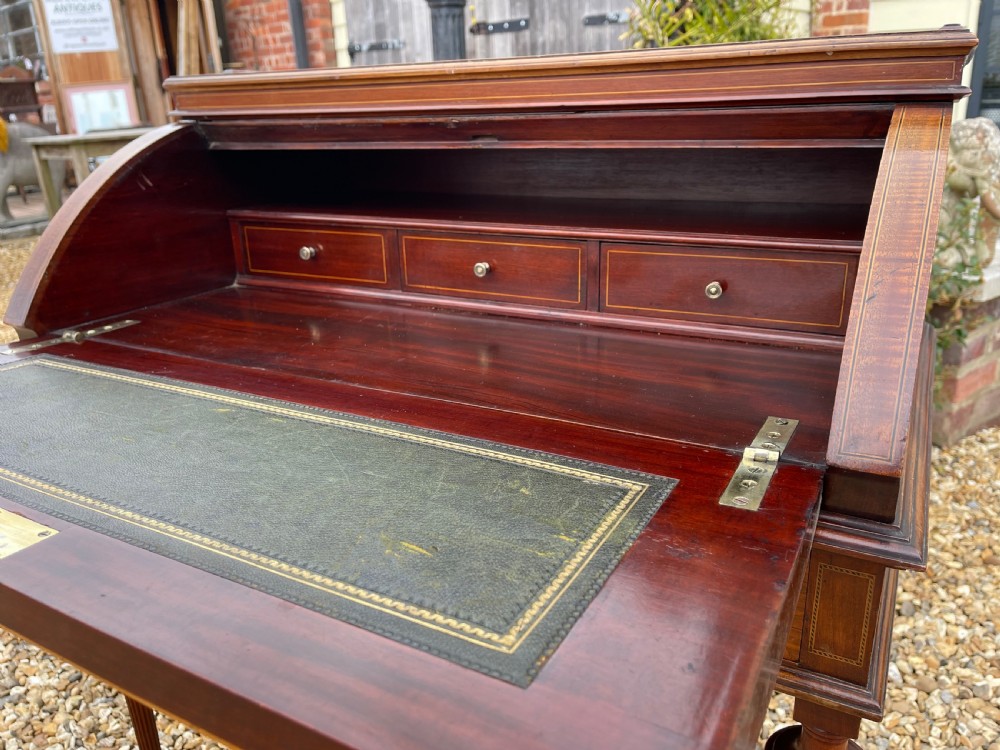 Late Victorian mahogany bureau  View V