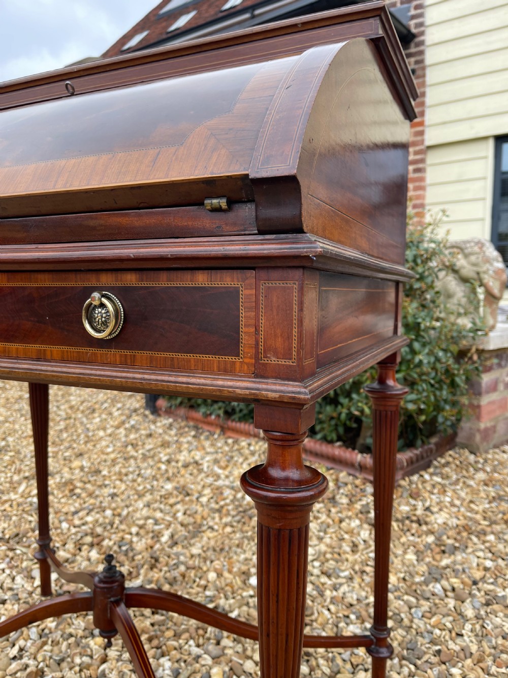Late Victorian mahogany bureau  View VI