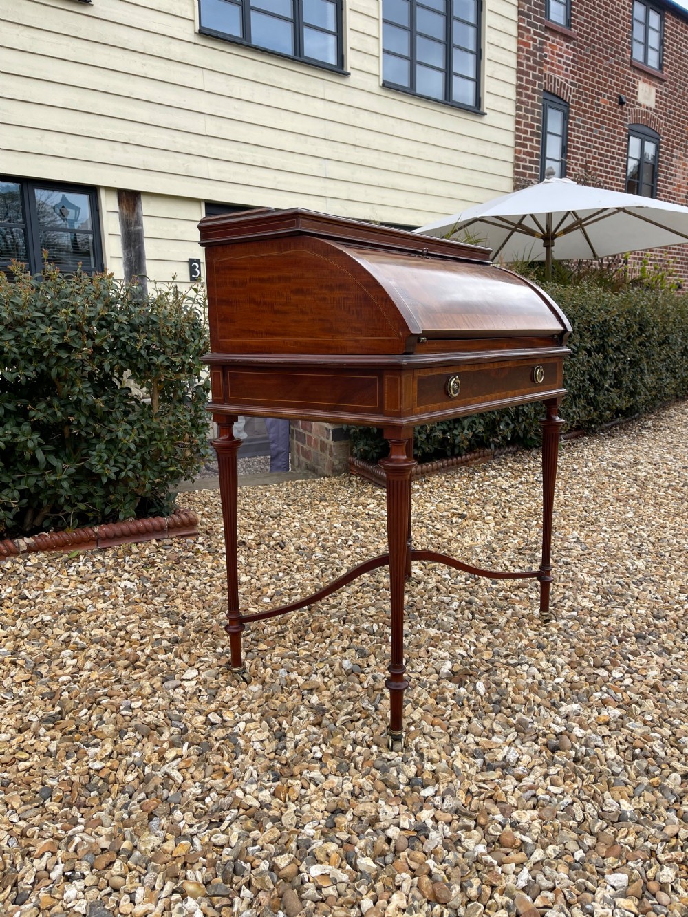 Late Victorian mahogany bureau  View IX