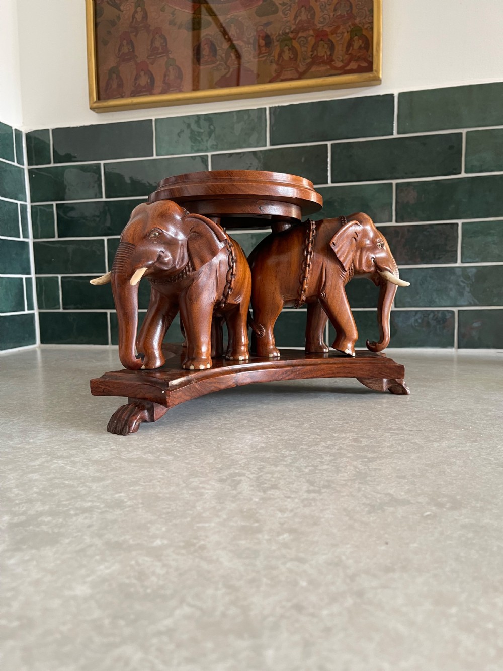 Indian elephant stand