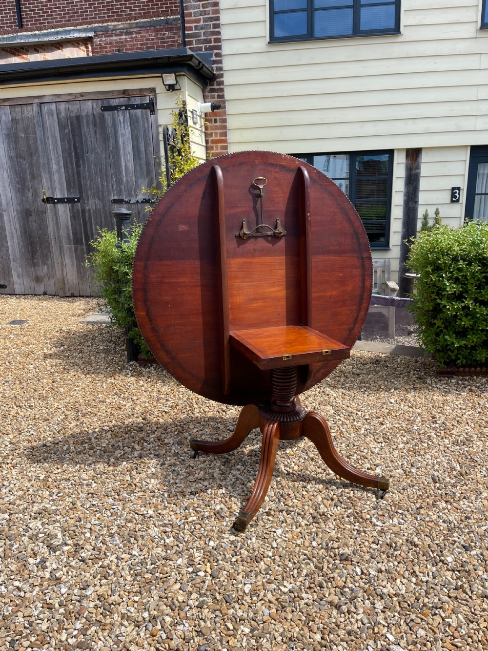 Nineteenth Century mahogany pedestal table  View III