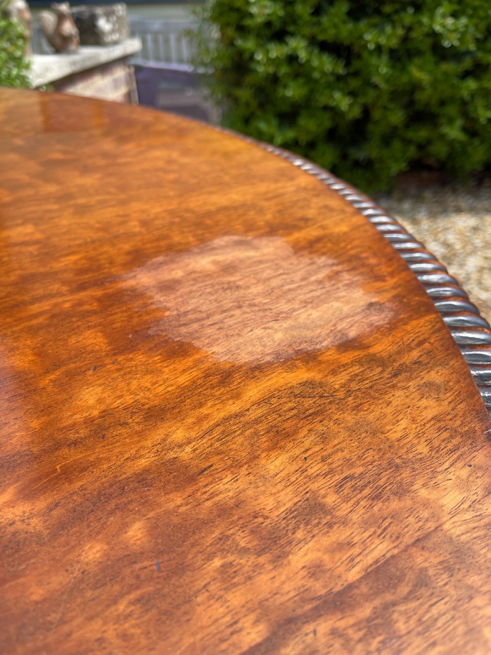 Nineteenth Century mahogany pedestal table  View V
