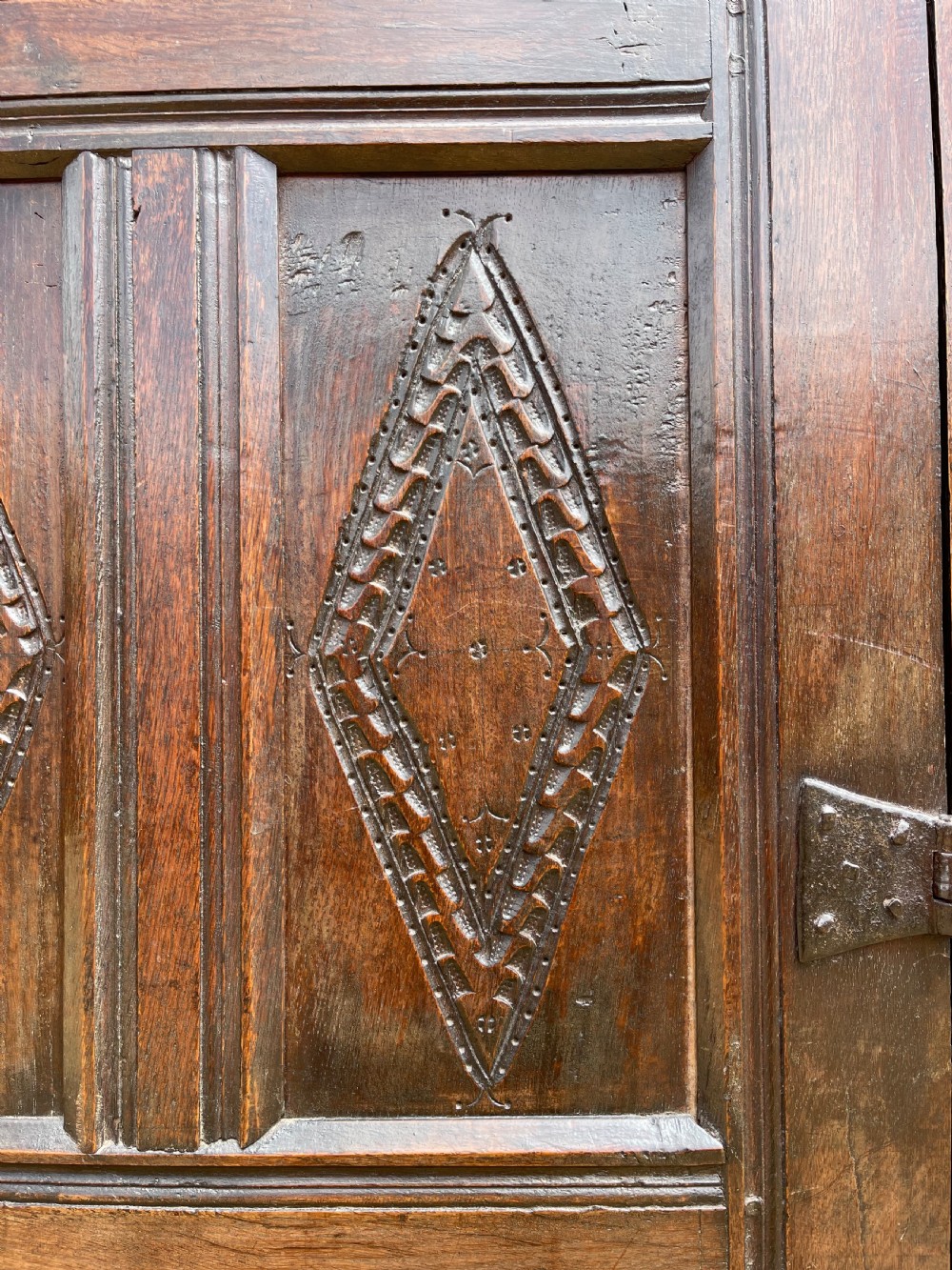Seventeenth century oak cupboard  View IV