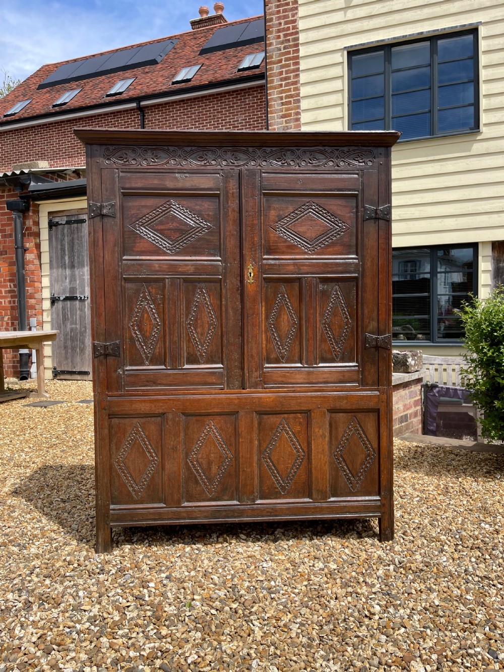 Seventeenth century oak cupboard  View VII
