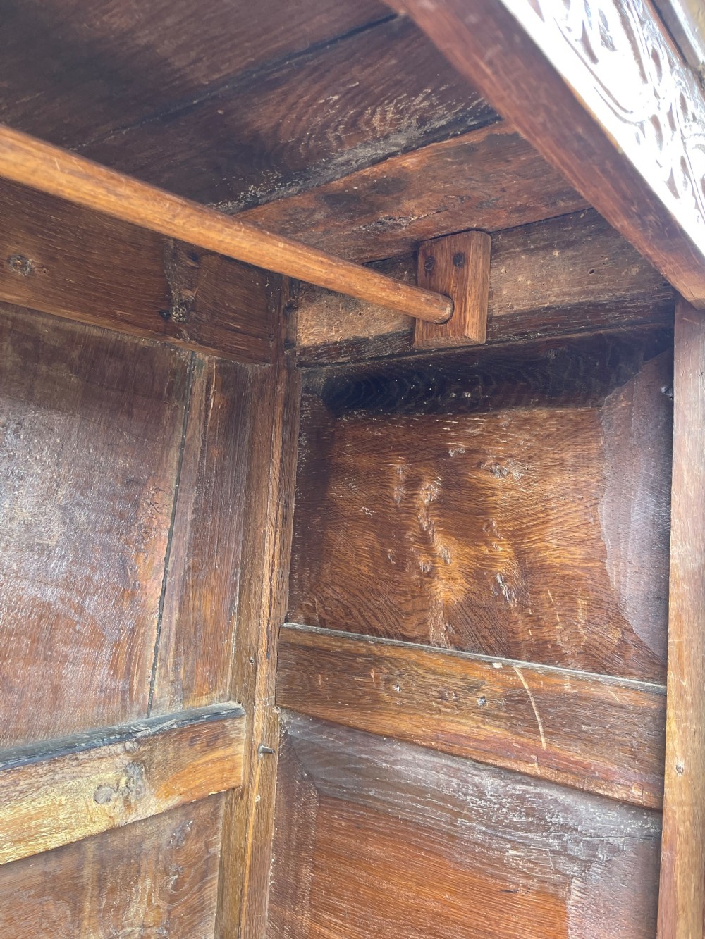 Seventeenth century oak cupboard  View VIII