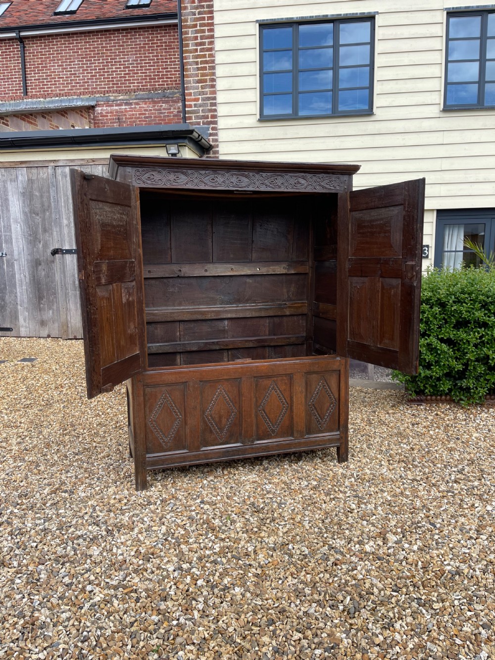 Seventeenth century oak cupboard  View IX