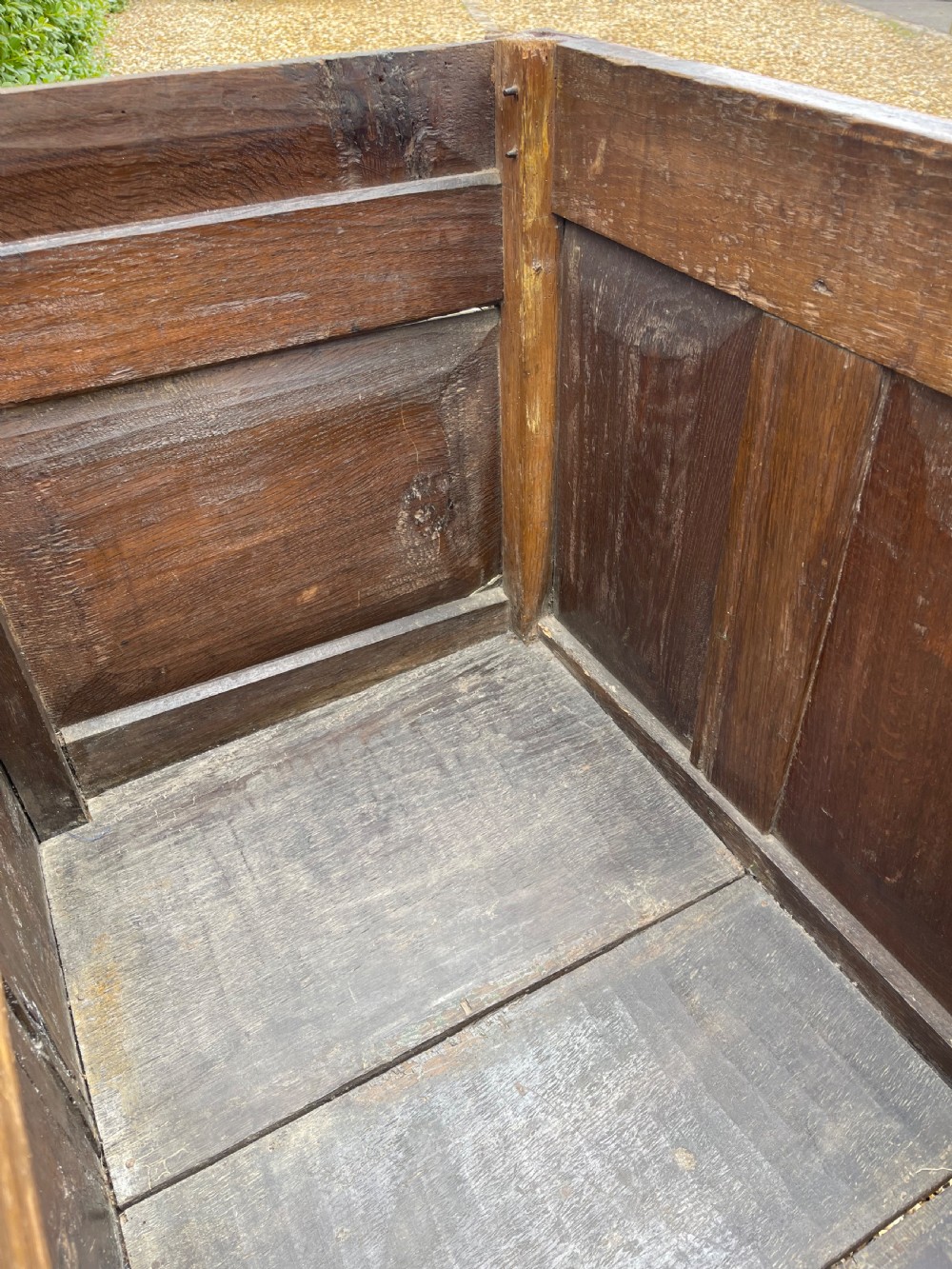 Seventeenth century oak cupboard  View X