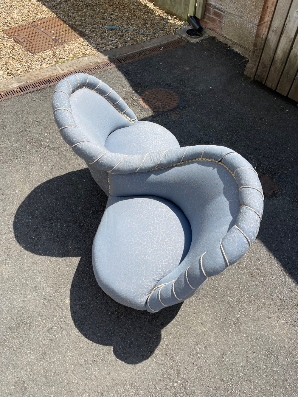 Nineteenth Century tete a tete sofa