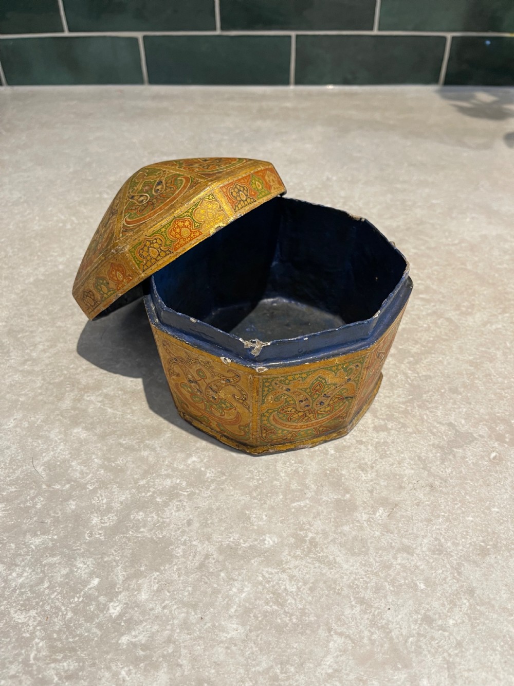 Kashmiri papier mache box View II