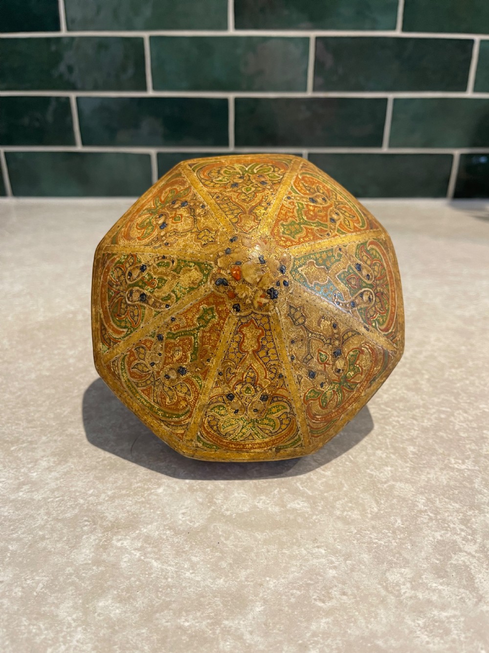Kashmiri papier mache box View III