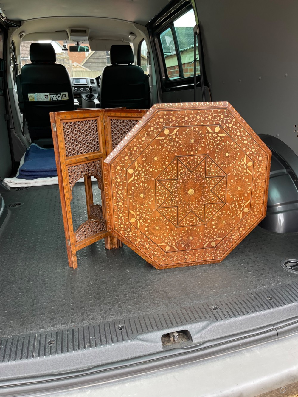 Brass inlaid Hoshiarpur table  View VII