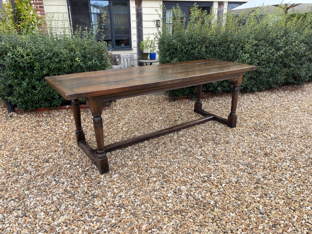 Oak refectory table 