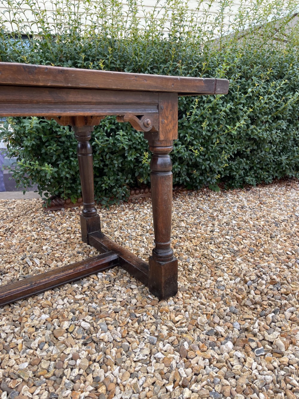 Oak refectory table  View VI