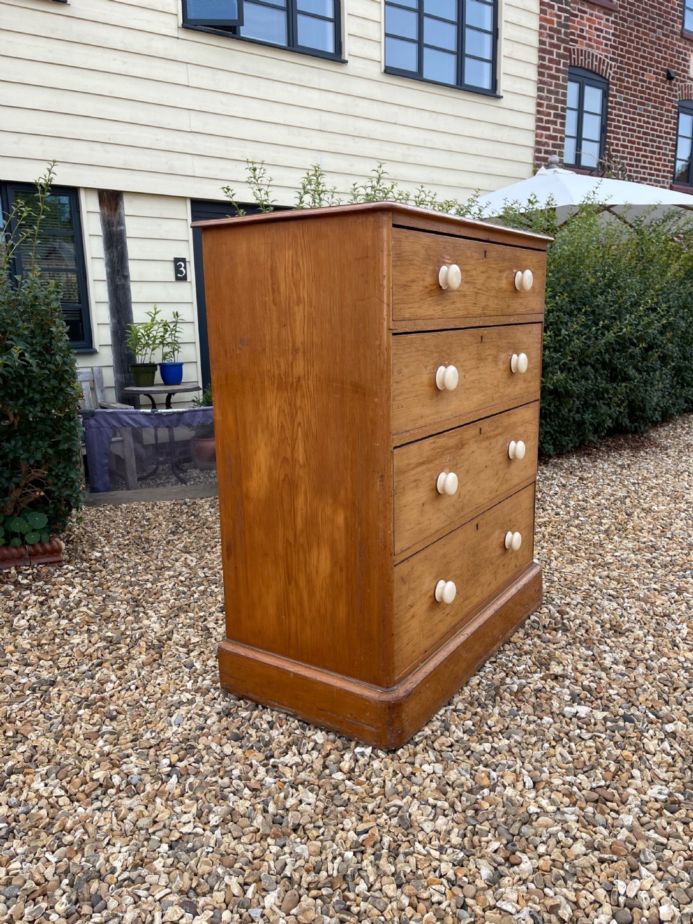 Victorian pine chest  View III