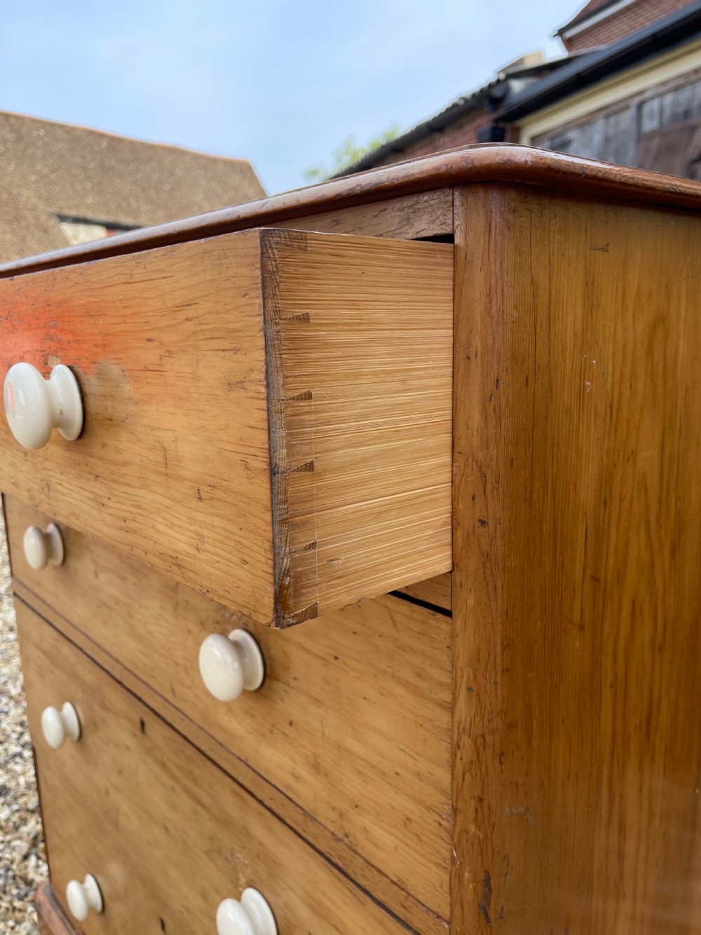 Victorian pine chest  View IV