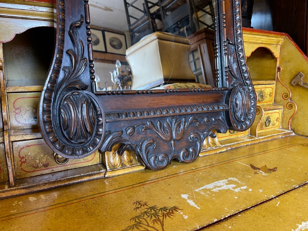 Georgian style mahogany mirror  View VI