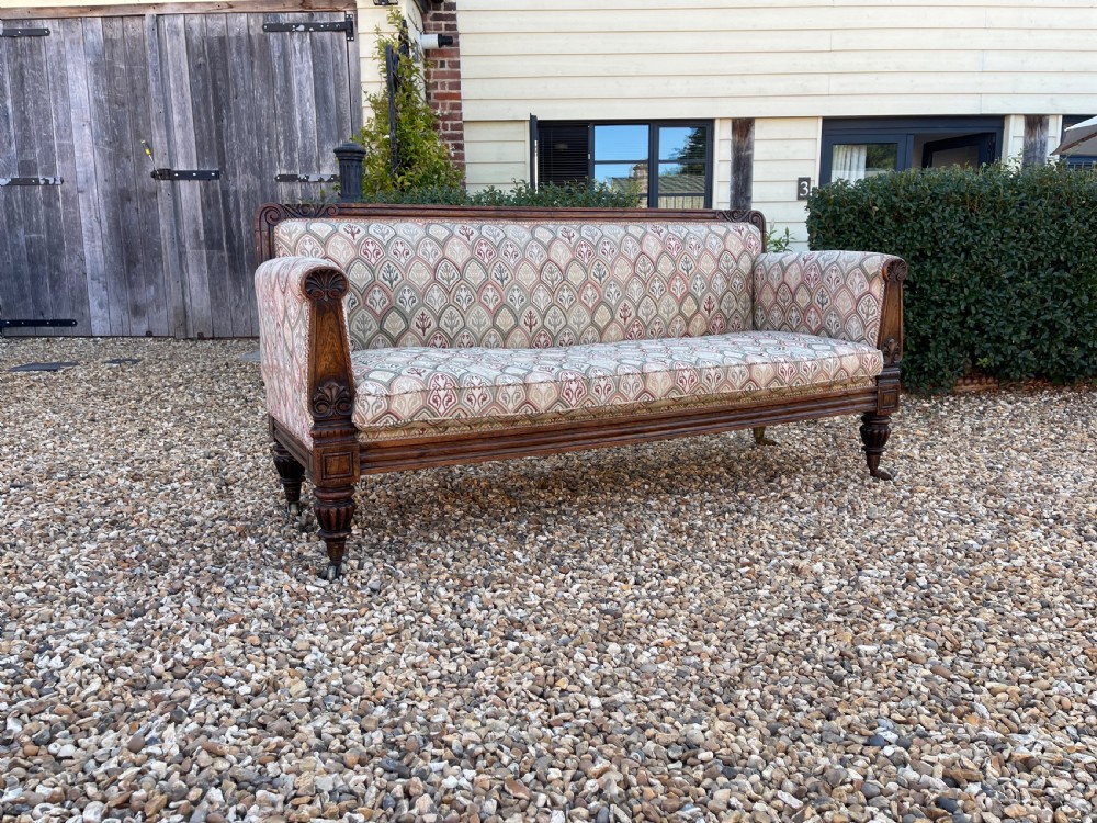 Nineteenth century simulated rosewood sofa