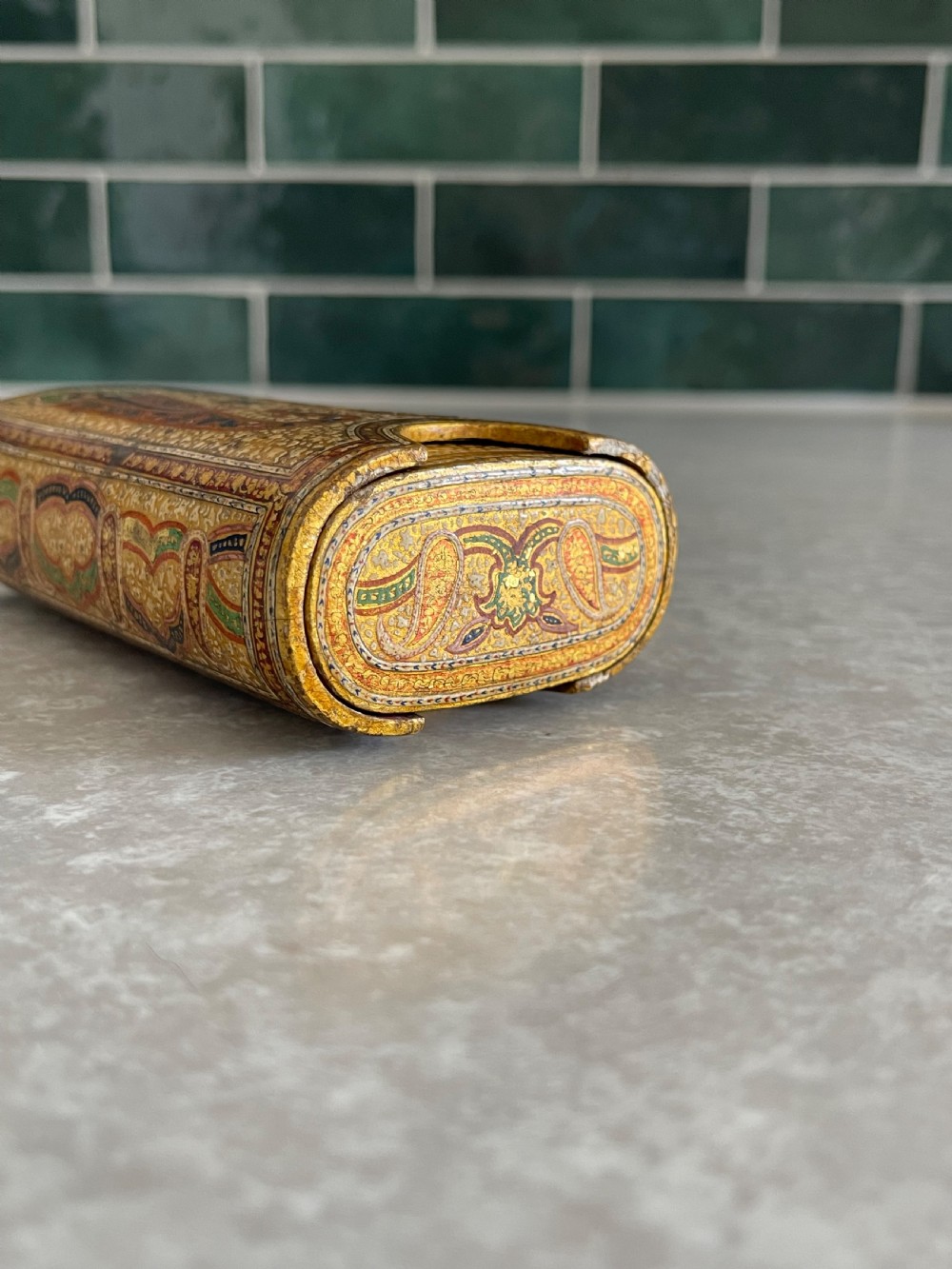 Fine Kashmiri small container  View V