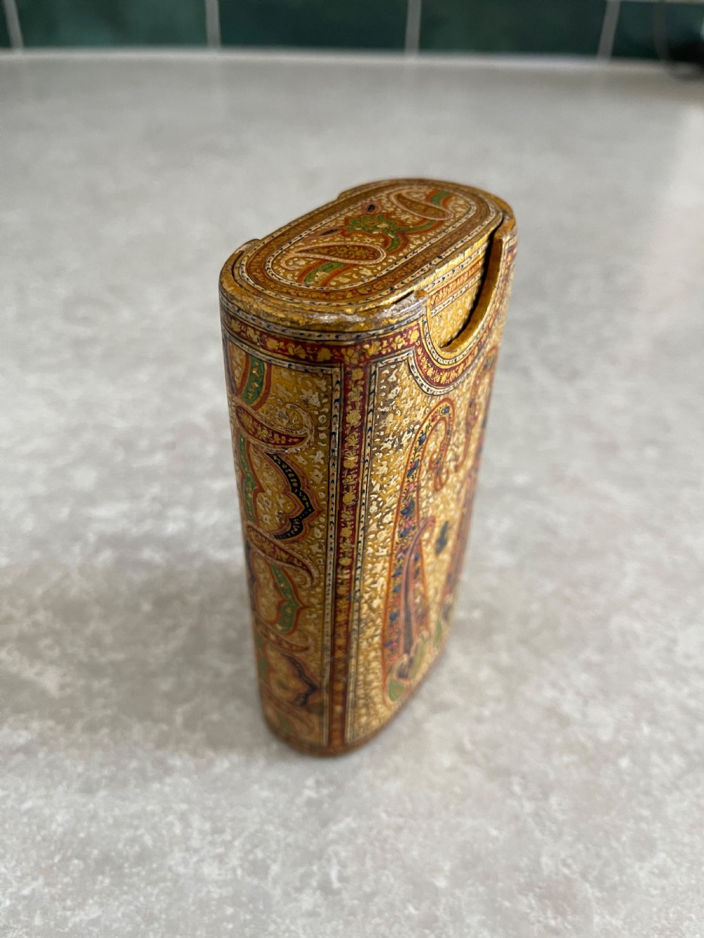 Fine Kashmiri small container  View IX