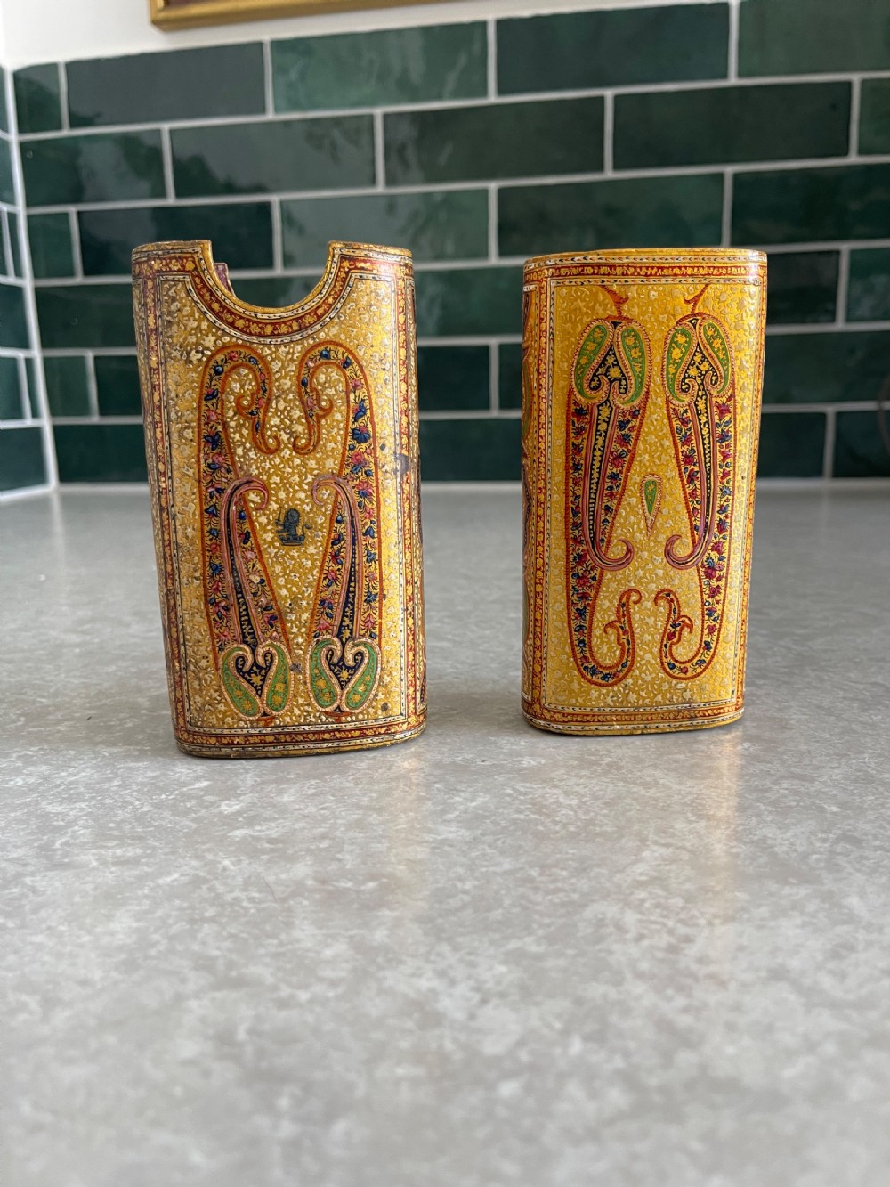 Fine Kashmiri small container  View X