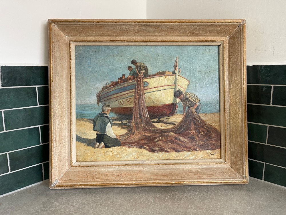 The sardine boat by Cyril Bruce 