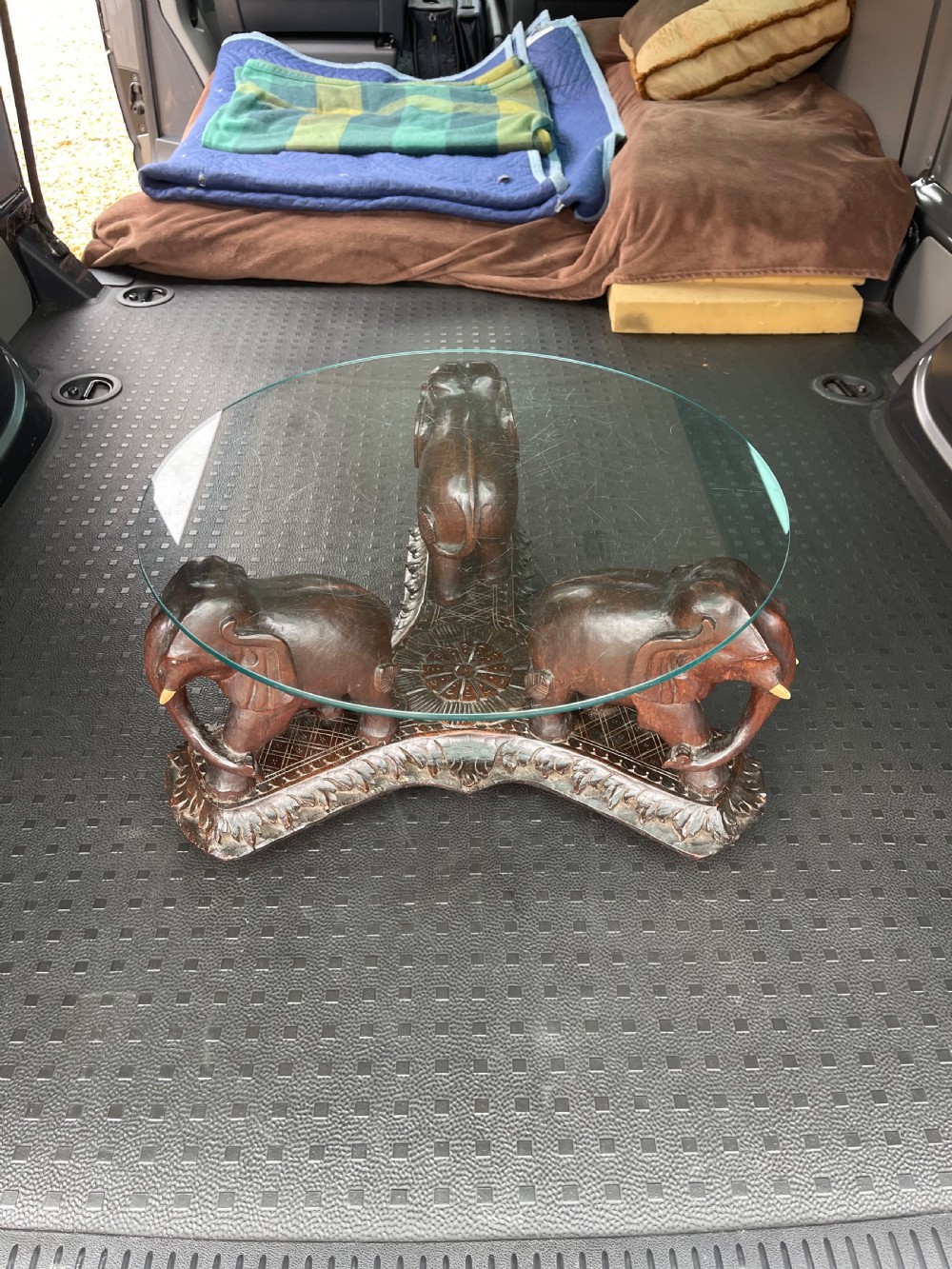 Indian elephant coffee table 