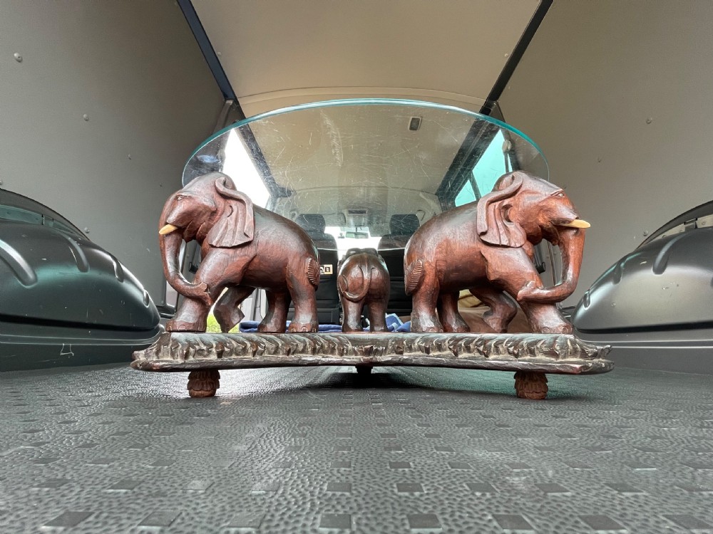 Indian elephant coffee table  View VI