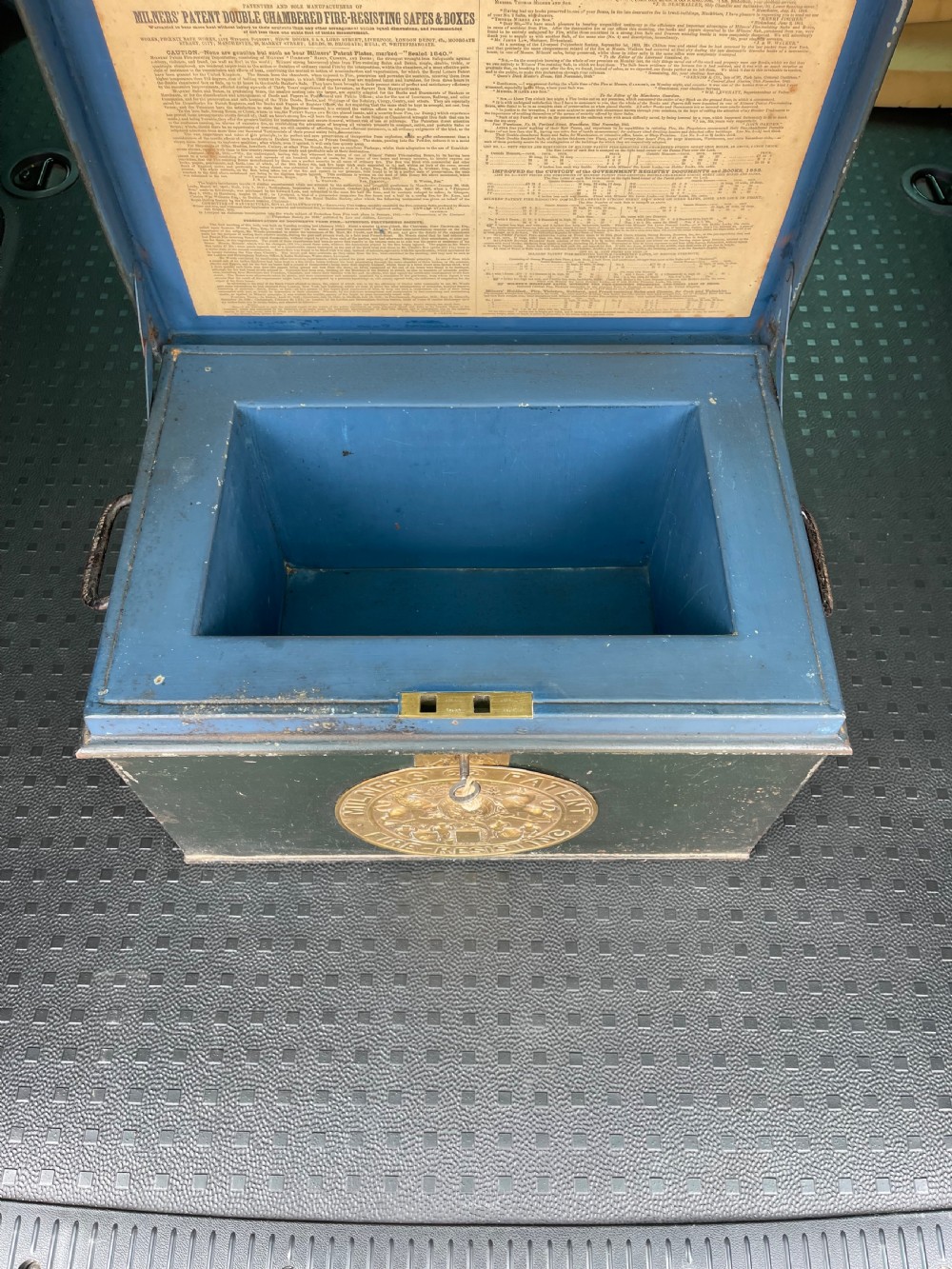 Milners’ patent fire resisting safe  View IV