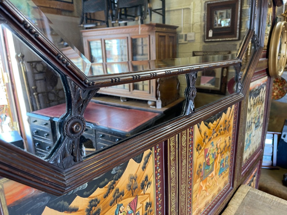 Nineteenth Century mahogany margin mirror  View V