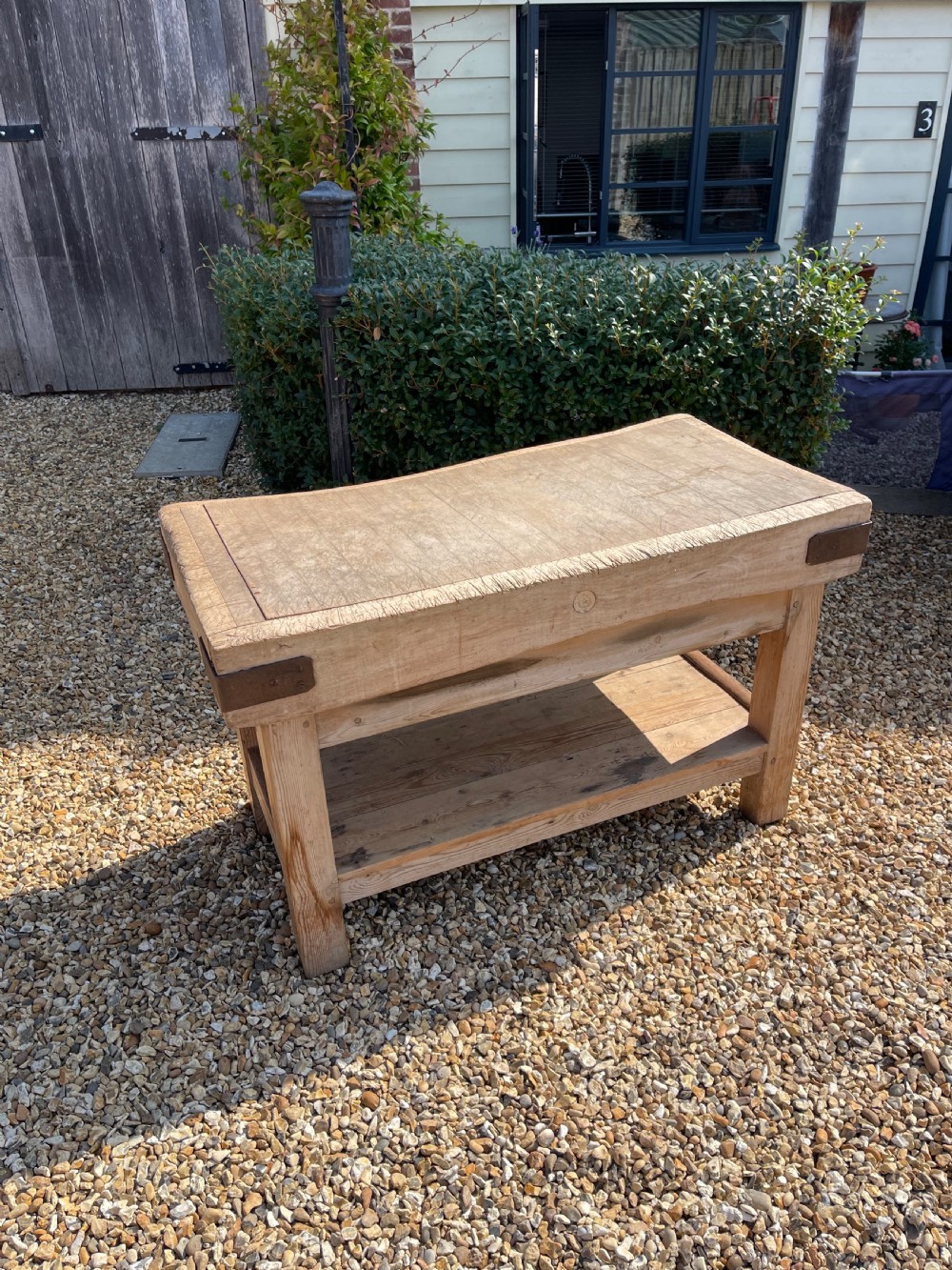 Antique butchers block 