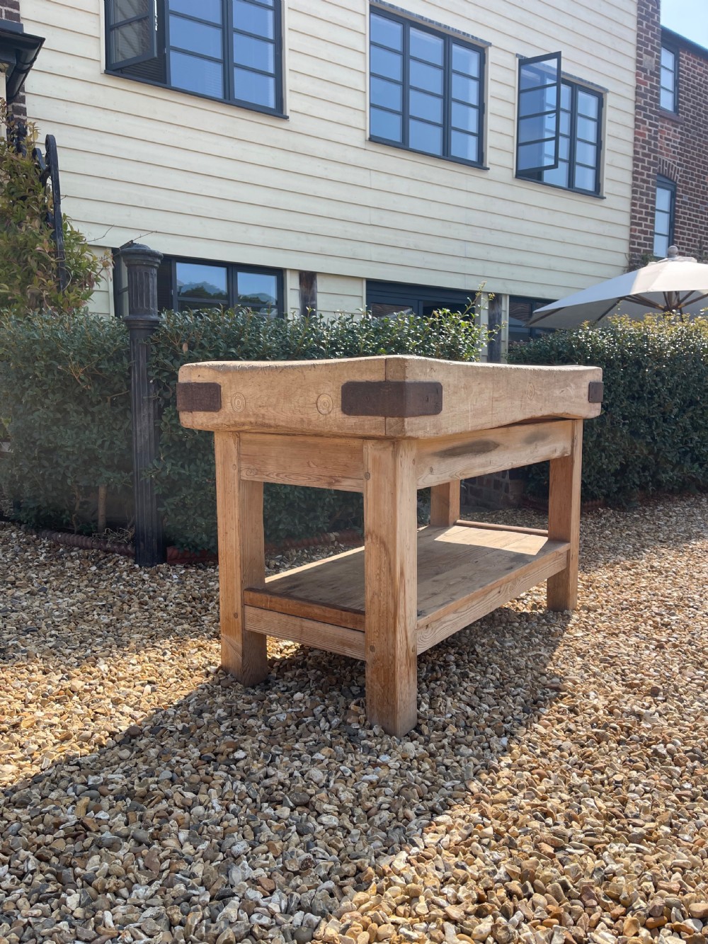 Antique butchers block  View III