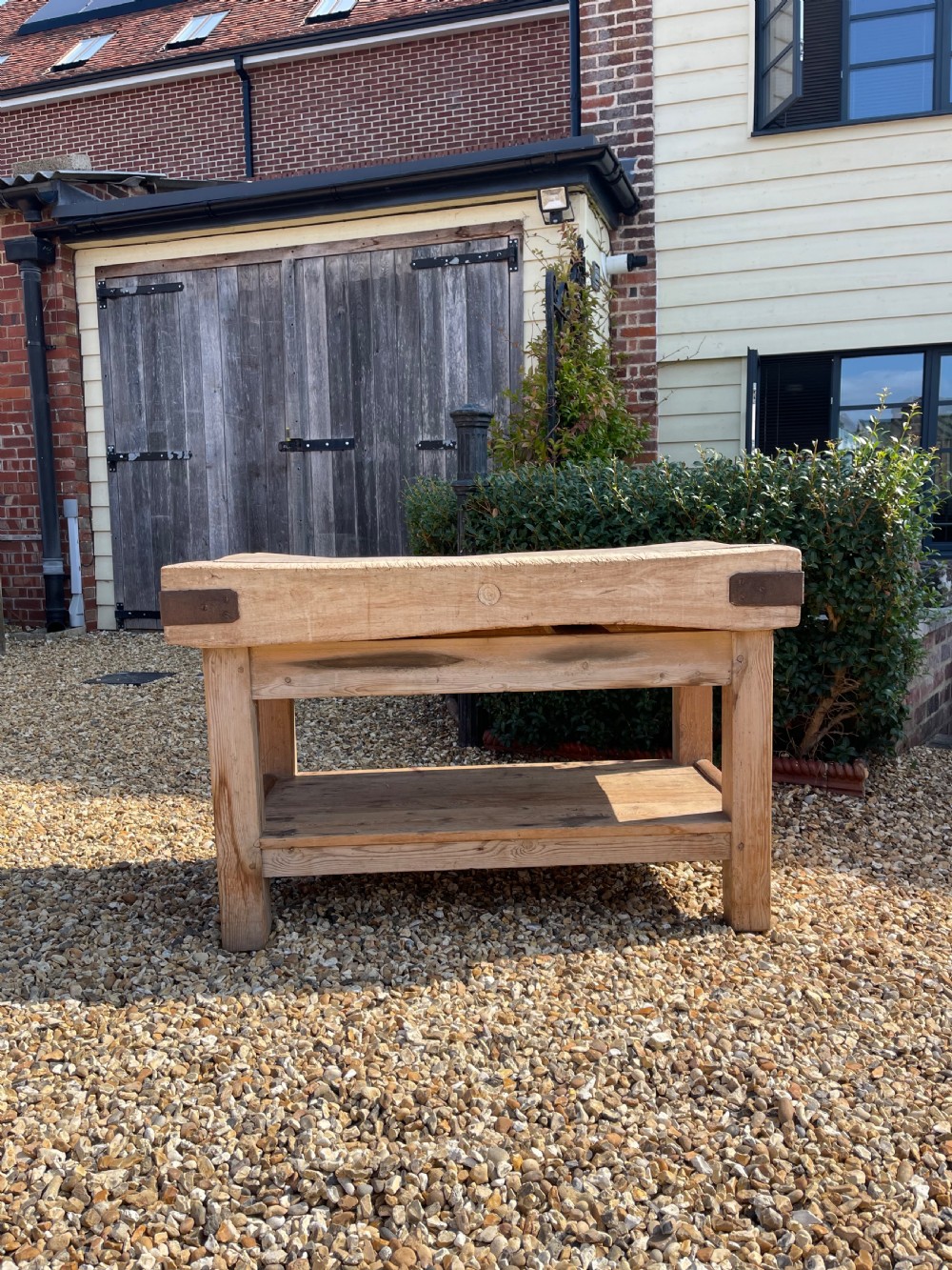 Antique butchers block  View IV