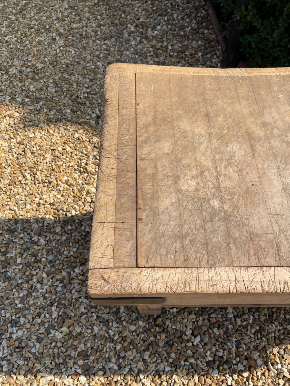 Antique butchers block  View V