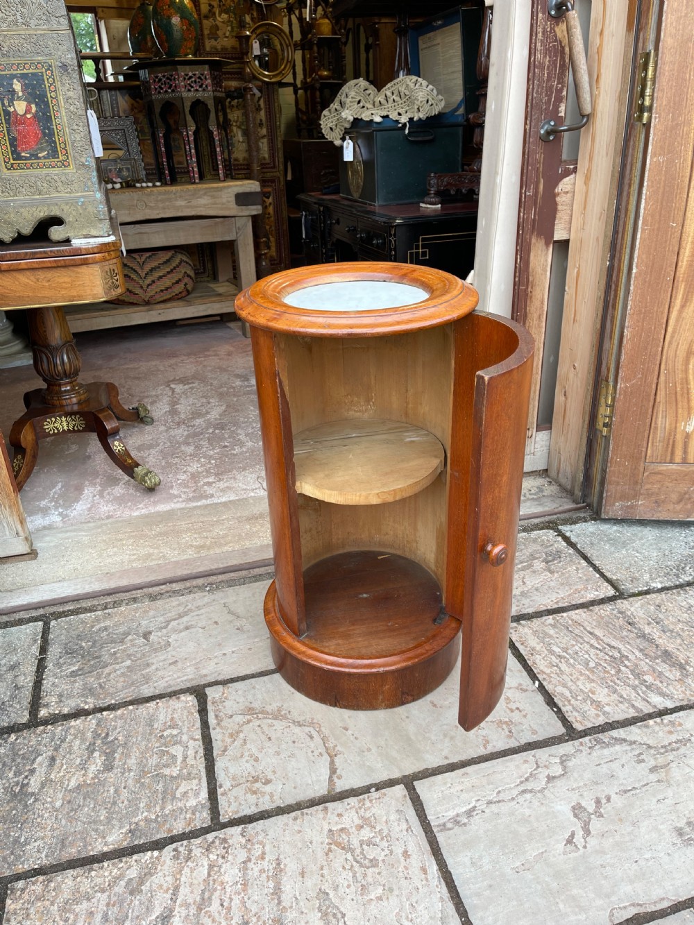 Victorian cylindrical pot cupboard  View VI