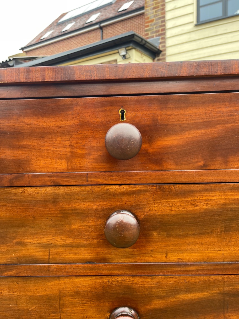 Victorian Mahogany chest of drawers  View V