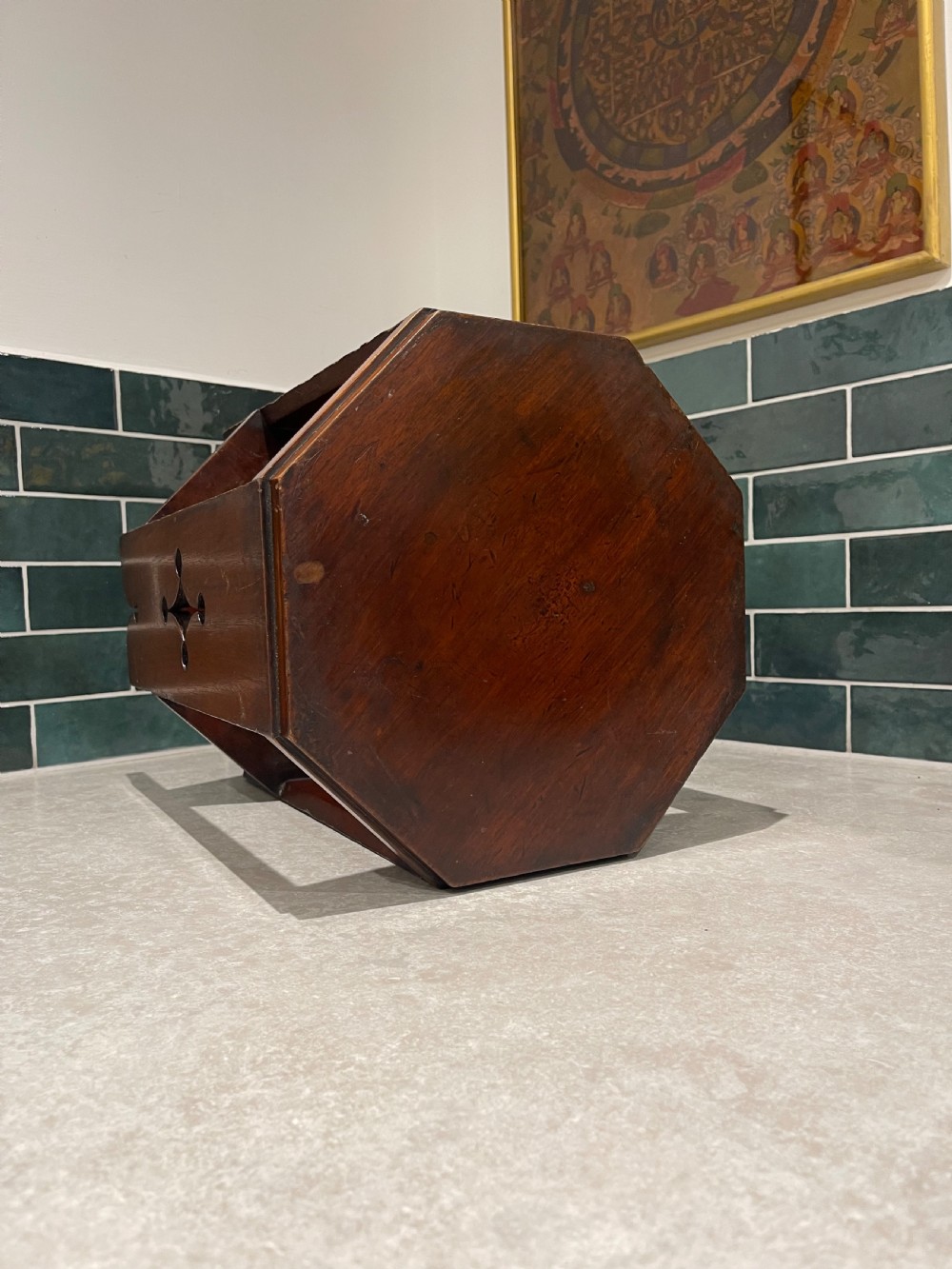 Arts and crafts mahogany table  View II