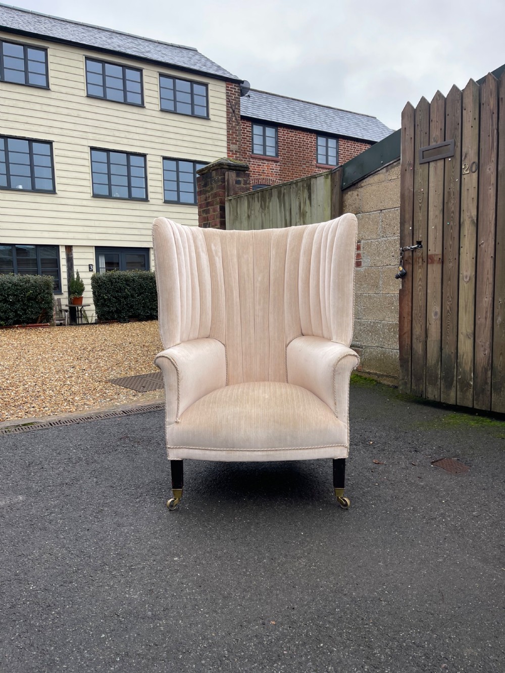 Nineteenth Century barrel back armchair 